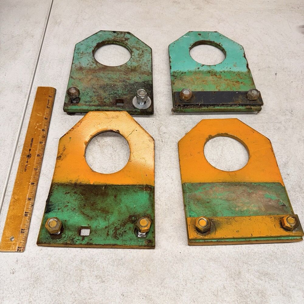 OEM Case 1840 Skidsteer Cab Lift Crane Brackets Set